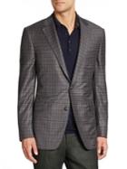 Saks Fifth Avenue Collection By Samuelsohn Checked Wool Sportcoat