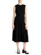 Burberry Aria Box-pleat A-line Dress