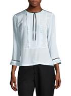 Marc Jacobs Pintuck Blouse