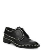 Alexander Wang Wendie Leather Embellished Laceless Oxfords