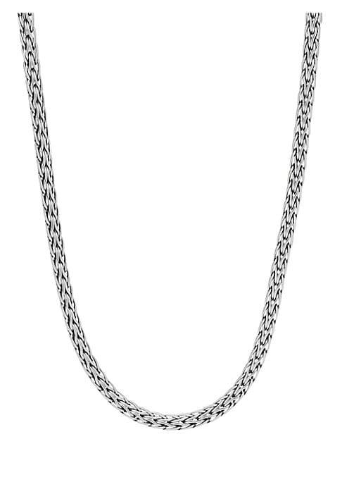 John Hardy Classic Chain Sterling Silver Slim Necklace/16
