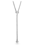 John Hardy Classic Chain Hammered Silver Drop Necklace