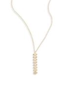 Melissa Kaye Chloe Odette Reversible Diamond & 18k Yellow Gold Pendant Necklace