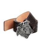Versace Quilted Leather Belt