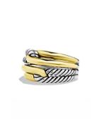 David Yurman Labyrinth Double-loop Ring With Gold