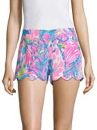 Lilly Pulitzer Dahlia Soft Buttercup Printed Shorts