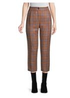 Beatrice B Plaid Ankle Trousers