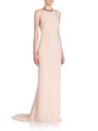 Stella Mccartney Backless Chain-detail Gown