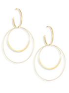 Lana Jewelry Bond 14k Yellow Gold Tri-wire Drop Earrings
