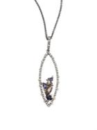 Alexis Bittar Crystal-encrusted & Gemstone Cluster Spike Pendant Necklace