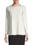 Eileen Fisher Jacquard Roundneck Top