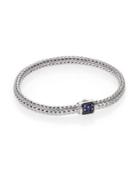 John Hardy Classic Chain Sapphire & Sterling Silver Extra-small Bracelet