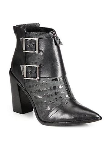 Tibi Piper Leather Ankle Boots