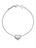 Chopard Happy Diamonds Heart 18k White Gold Bracelet
