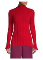 Beatrice B Colours Conversation Rib-knit Turtleneck Sweater