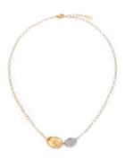 Marco Bicego Lunaria Diamond & 18k Yellow Gold Necklace