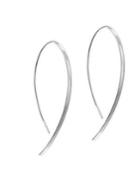 Lana Jewelry 14k White Gold Hoop Earrings