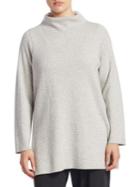 Eileen Fisher, Plus Size Funnelneck Sweatshirt