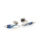 Saks Fifth Avenue Collection Rhodium-plated Surfboard Cuff Links