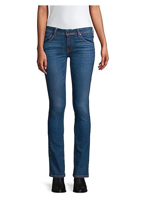 Hudson Jeans Beth Mid-rise Baby Bootcut Jeans