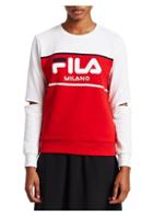 Fila Runway Milano Split Sleeve Logo Sweatshirt