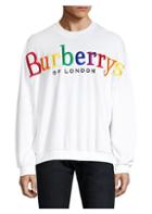 Burberry Rainbow Type Cotton Crewneck Sweatshirt