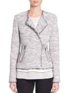 Lk Bennett Lola Marled Tweed Jacket