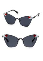 Karen Walker Karen Walker X Disney Heart Hands 58mm Cat Eye Sunglasses