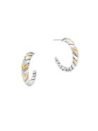 John Hardy Legends Naga 18k Gold & Silver Small Hoop Earrings