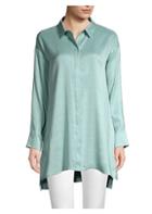 Eileen Fisher Longline Silk Shirt