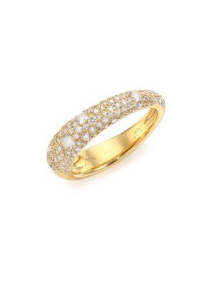 Kwiat Cobblestone Diamond & 18k Yellow Gold Band Ring
