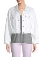 7 For All Mankind Bubble White Denim Jacket