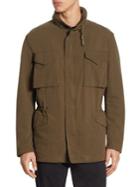 Vince Hooded Army Coat
