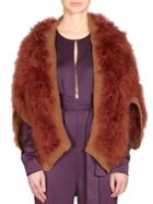Sonia Rykiel Marabout Fur Half-sweater