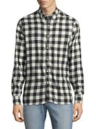 Joe's Piper Checkered Cotton Button-down Shirt