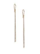 Ippolita Glamazon Stardust Diamond & 18k Yellow Gold Bar Drop Earrings