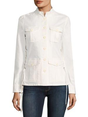 Tory Burch Sargeant Pepper Lace-up Army Jacket