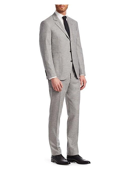 Brunello Cucinelli Wool & Silk Modern-fit Suit
