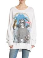 R13 Kurt Cobain Oversized-fit Cotton Sweatshirt