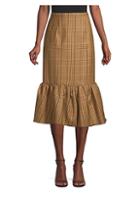 Michael Kors Collection Rumba Houndstooth Skirt