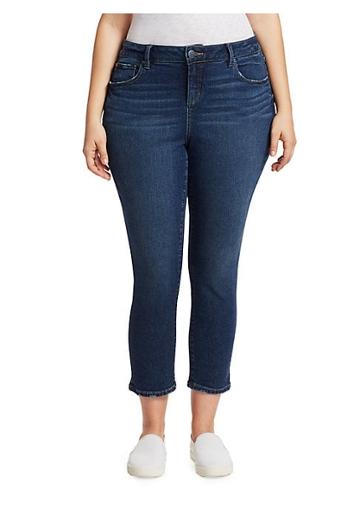 Slink Jeans, Plus Size High-rise Straight-leg Jeans