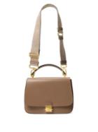 Michael Kors Collection Mia Leather Top Handle Shoulder Bag