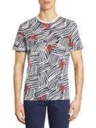Madison Supply Allover Graphic Print Tee