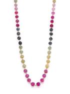 Ron Hami Multicolor Sapphire & 18k Yellow Gold Beaded Strand Necklace