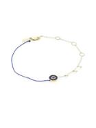 Meira T Evil Eye Diamond, Blue Sapphire & Yellow Gold Bracelet