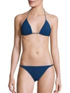 Tory Burch Swim Gemini Link String Bikini Top