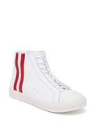 Alexander Mcqueen Side Stripe High-top Sneakers