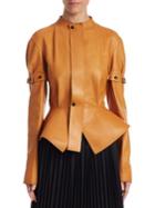 Loewe Leather Snap Button Jacket