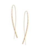 Lana Jewelry Elite 14k Yellow Gold Upside-down Hoop Earrings