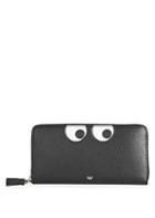 Anya Hindmarch Large Eyes Zip Around Leather Wallet